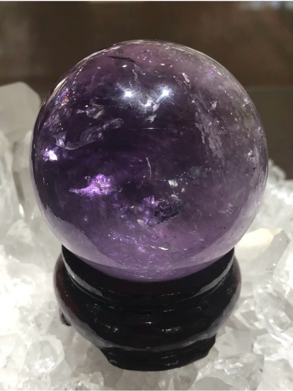 NATURAL Guardian RAINBOW AMETHYST QUARTZ CRYSTAL SPHERE BALL